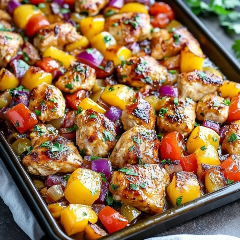 Hawaiian Chicken Sheet Pan: A Tropical Escape for Dinner