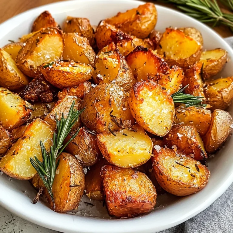 Crispy Roast Potatoes with Rosemary and Garlic