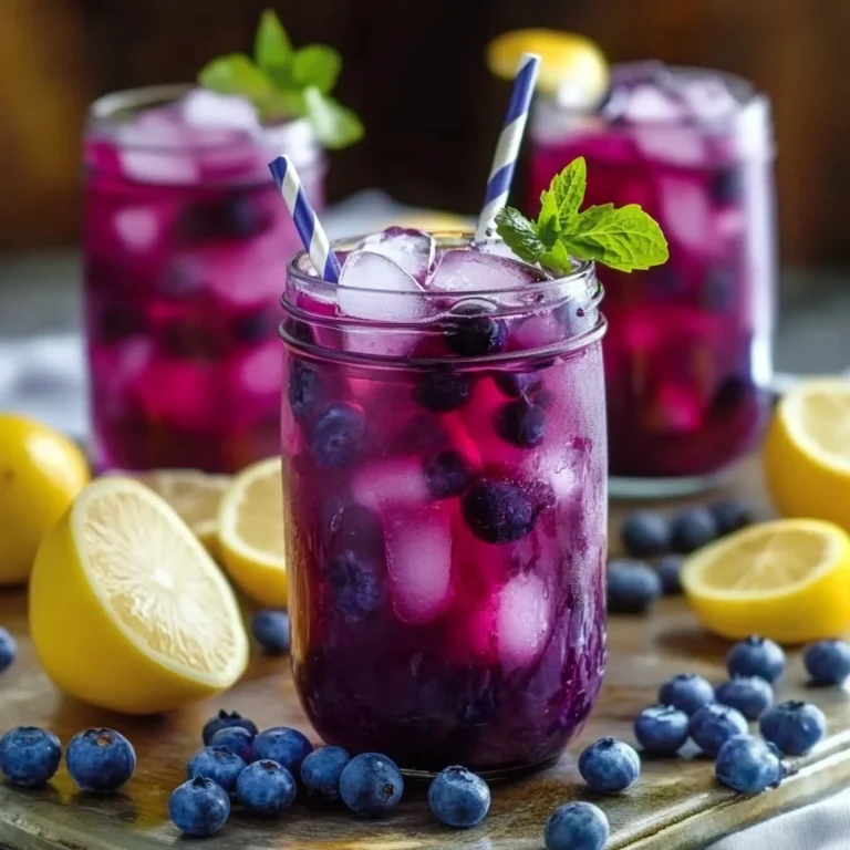 Blueberry Tea Lemonade: A Refreshing Twist on a Classic