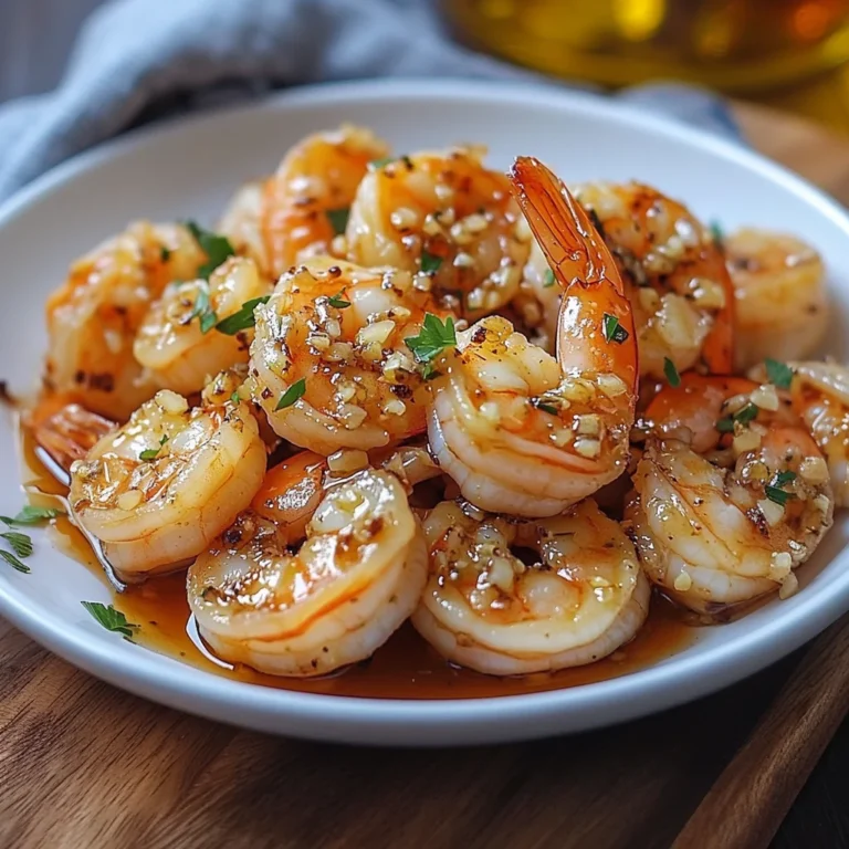 Irresistible Hawaiian Garlic Shrimp