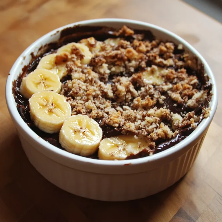 Banana Chocolate Crumble