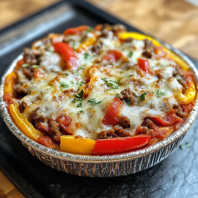 Low Carb Crustless Pizza Bowl