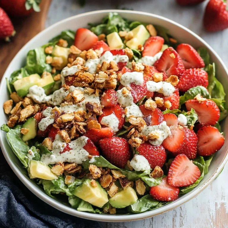 Strawberry Salad with Champagne Vinaigrette