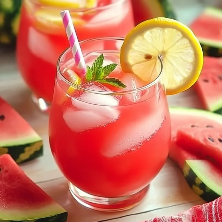 Watermelon Lemonade: Easy & Refreshing Summer Drink Recipe