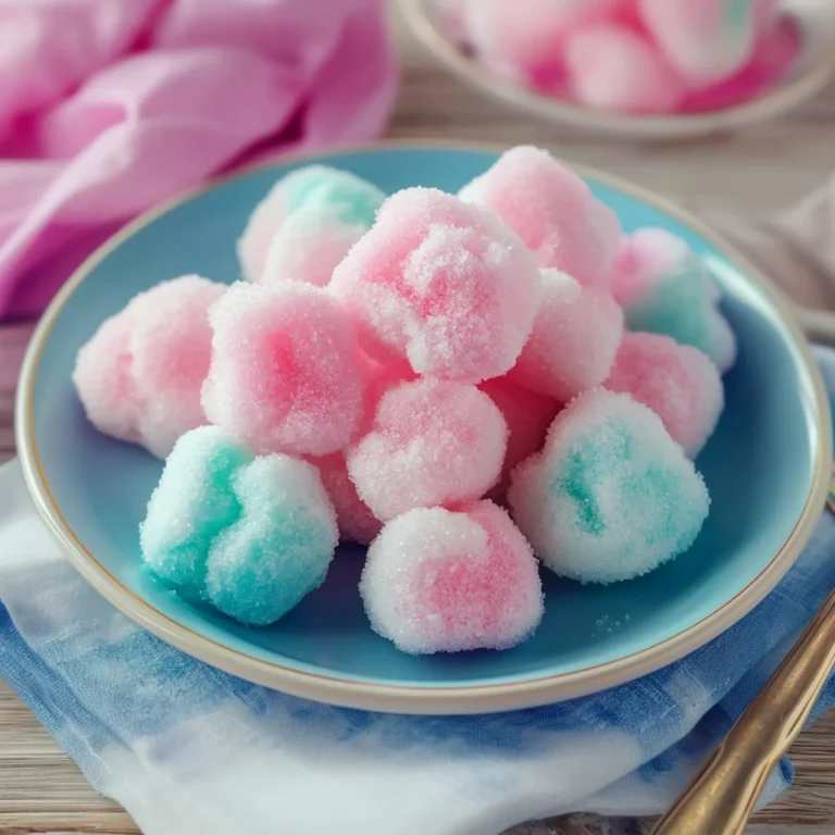 Cotton Candy Cloud Bites – A Fun, Fluffy, and Sweet Treat!