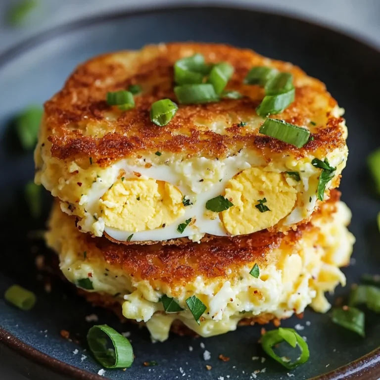 Crispy Gruyère Egg Salad Patties