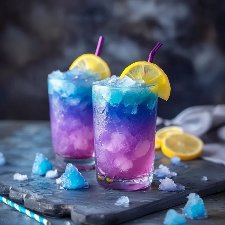 Galaxy Lemonade Slushie