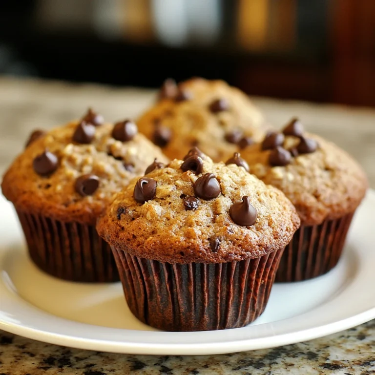 Irresistible Oatmeal Chocolate Chip Muffins