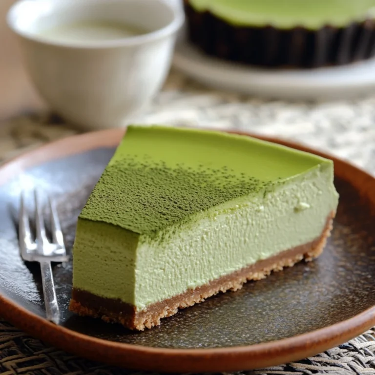Matcha Green Tea Cheesecake