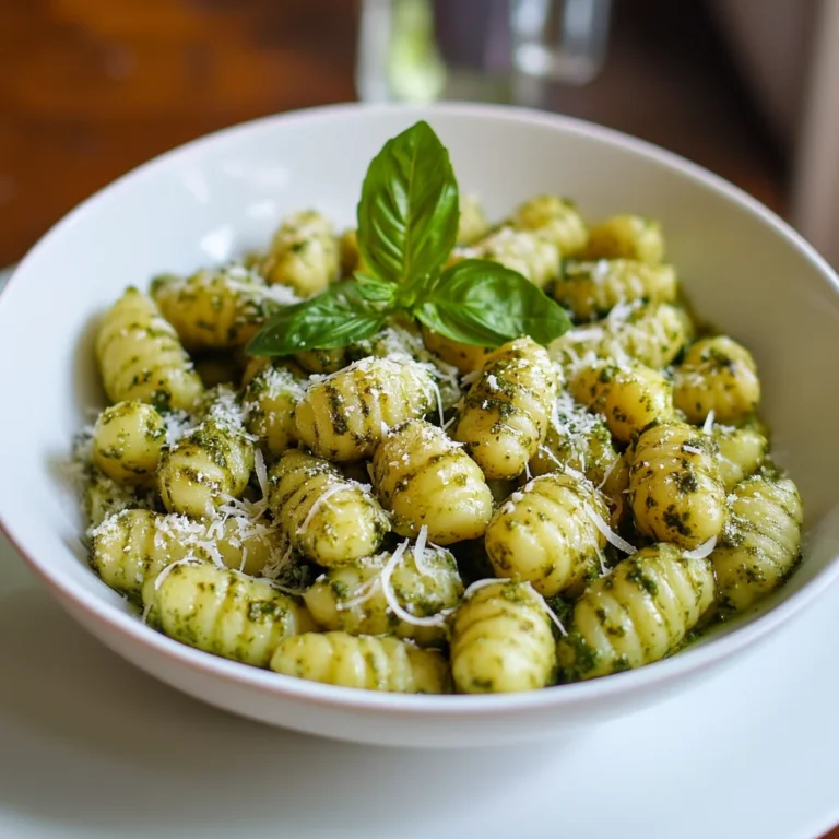 Pesto Gnocchi: A Symphony of Flavors in Minutes