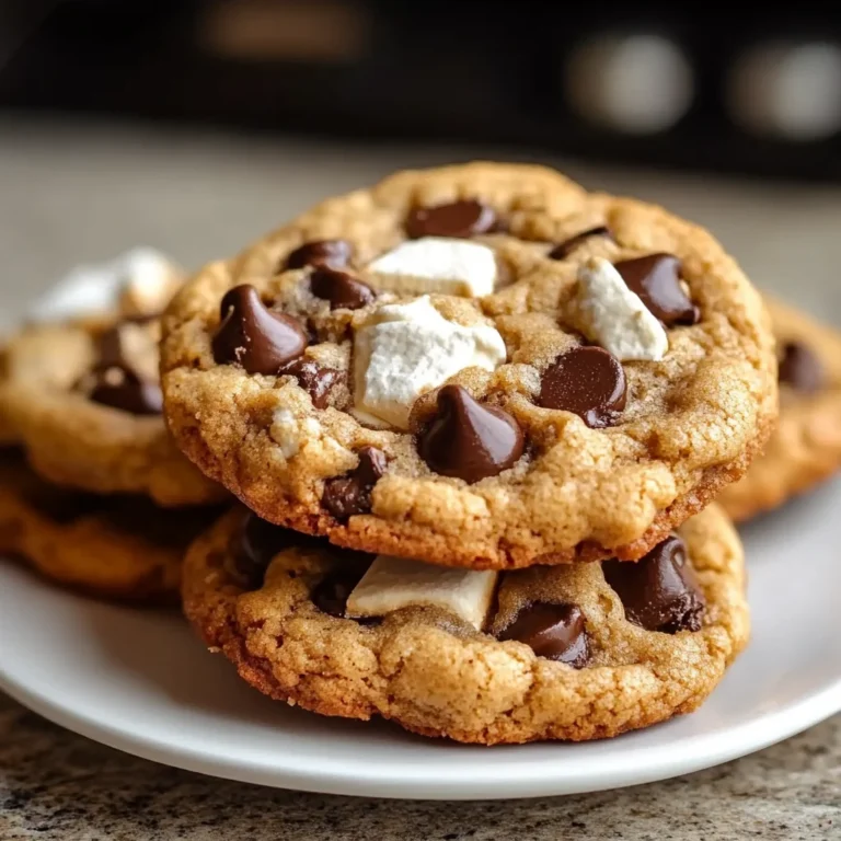 S’mores Chocolate Chip Cookies