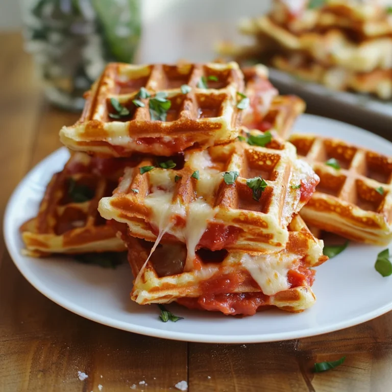 Delicious Twist: Pizza Stuffed Waffle Snacks You’ll Crave Every Time
